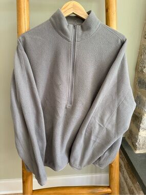 Lululemon Women’s Grey Quarter-Zip Fleece Pullover